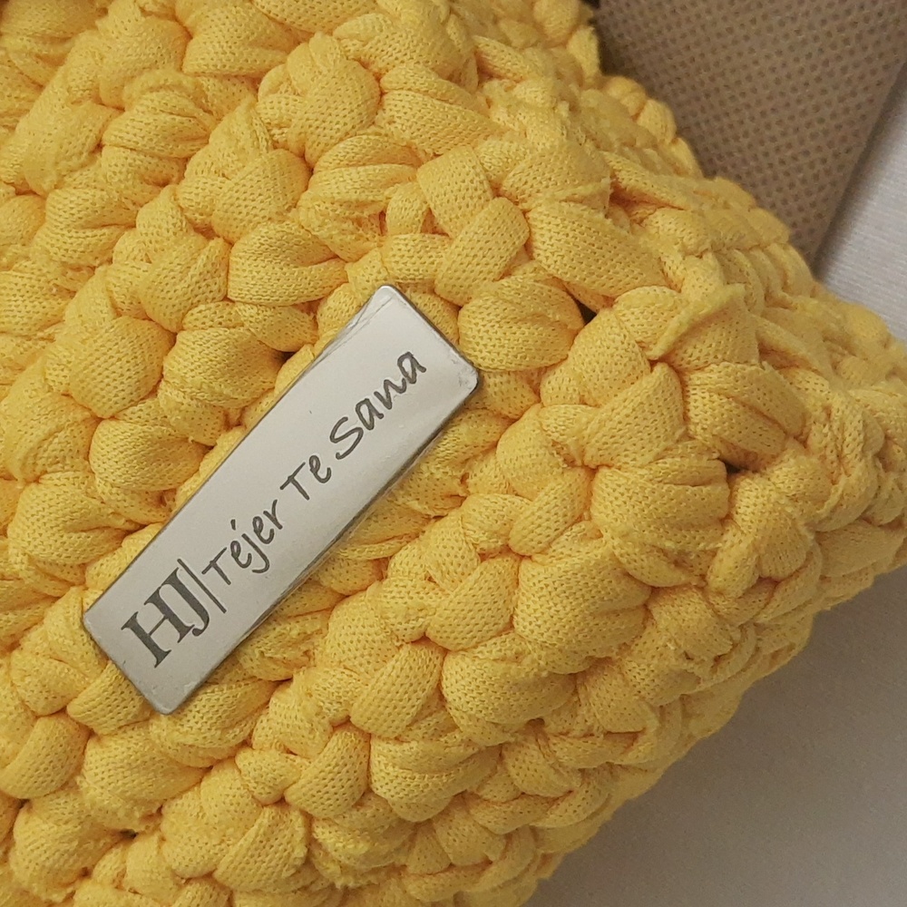 Hernando Josa Candy Crochet Knit Mini Shoulder Bag, Yellow RARE NEW - Picture 5 of 17